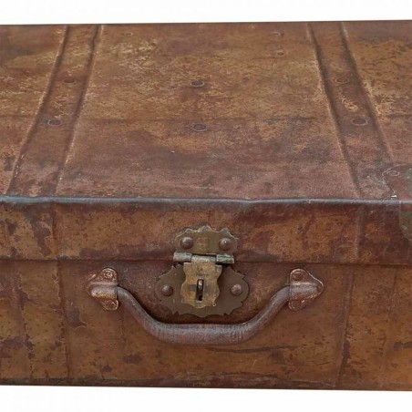 Valise décorative Alexandra House Living Marron Fer Style artisanal 3