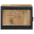 Tables de chevet 2 pcs 40x35x25 cm bois de manguier massif brut