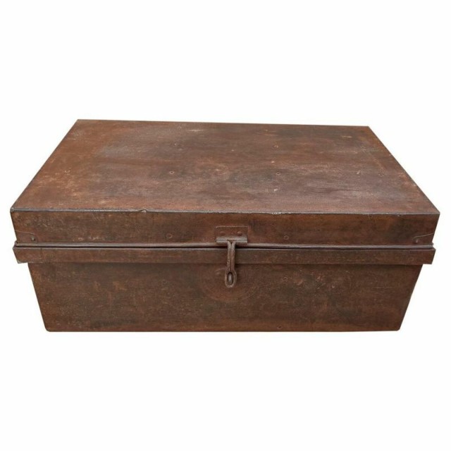 Valise décorative Alexandra House Living Marron Fer Style artisanal 4