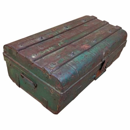 Decorative suitcase Alexandra House Living Brown Iron Traditional styl