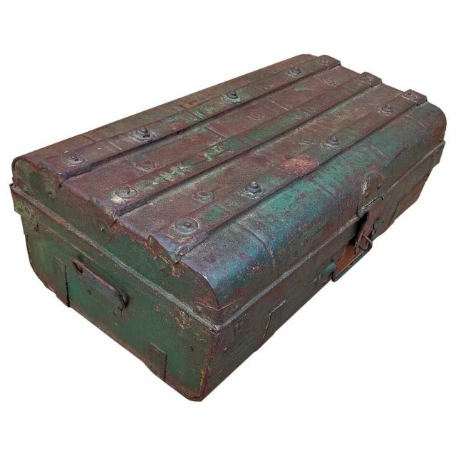 Decorative suitcase Alexandra House Living Brown Iron Traditional styl