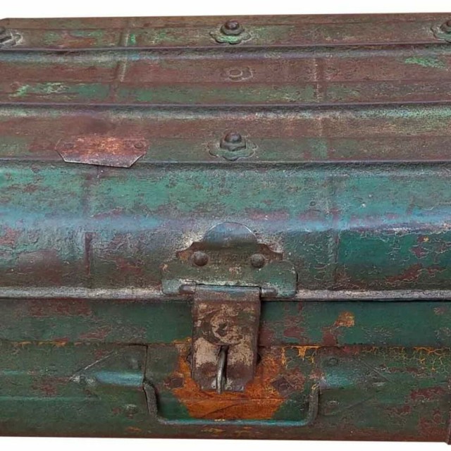 Valise décorative Alexandra House Living Marron Fer Style artisanal 3