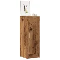 Armoire à chaussures vieux bois 32x35x92 cm bois d'ingénierie