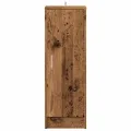 Armoire à chaussures vieux bois 32x35x92 cm bois d'ingénierie