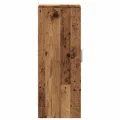 Armoire à chaussures vieux bois 32x35x92 cm bois d'ingénierie