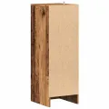 Armoire à chaussures vieux bois 32x35x92 cm bois d'ingénierie