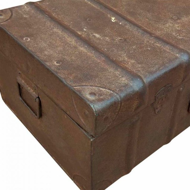 Decorative suitcase Alexandra House Living Brown Iron Traditional styl