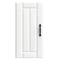 Armoire murale de cuisine Lucca blanc bois d'ingénierie