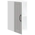Armoire murale de cuisine Lucca blanc bois d'ingénierie