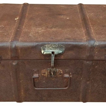 Decorative suitcase Alexandra House Living Brown Iron Traditional styl