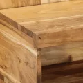Table de chevet 50x27x50 cm bois d'acacia solide