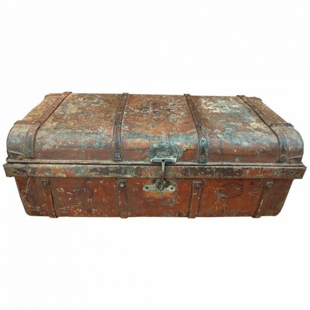 Valise décorative Alexandra House Living Marron Fer Style artisanal 4