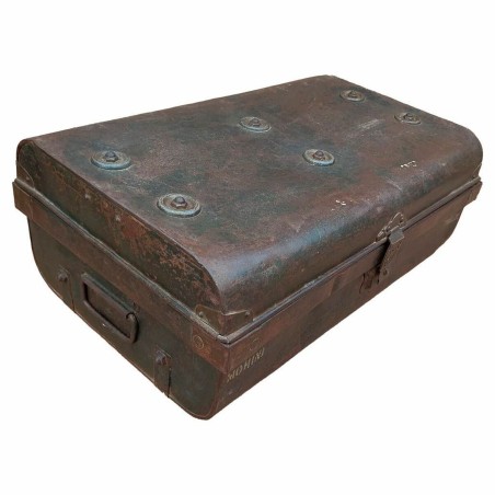 Decorative suitcase Alexandra House Living Brown Iron Traditional styl