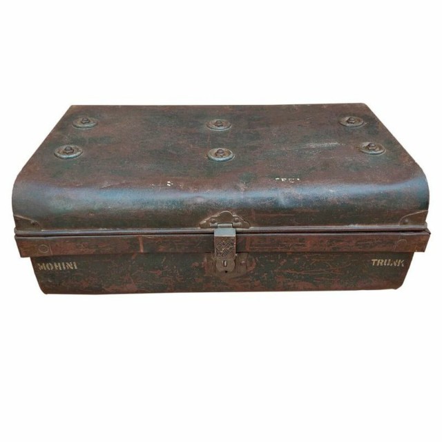 Valise décorative Alexandra House Living Marron Fer Style artisanal 3