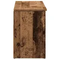 Banc à chaussures vieux bois 102x30,5x45 cm bois d'ingénierie