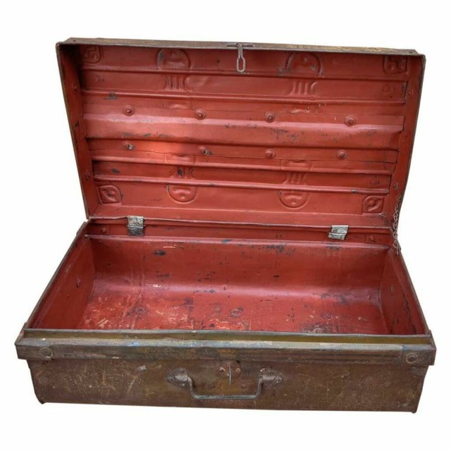 Decorative suitcase Alexandra House Living Brown Iron Traditional styl