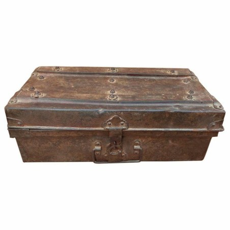 Valise décorative Alexandra House Living Marron Fer Style artisanal 3