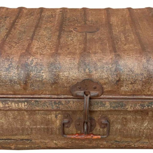 Valise décorative Alexandra House Living Marron Fer Style artisanal 4