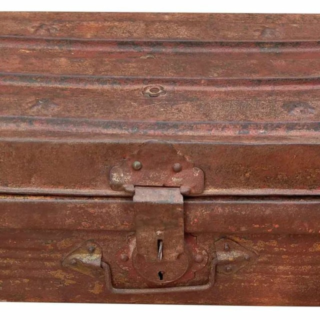 Decorative suitcase Alexandra House Living Brown Iron Traditional styl