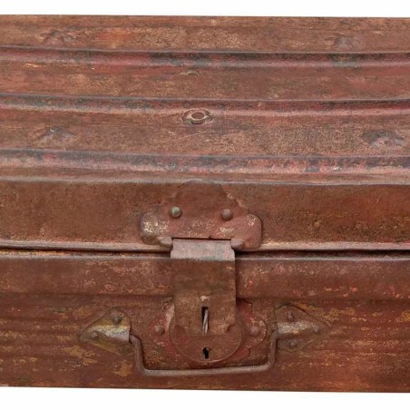 Valise décorative Alexandra House Living Marron Fer Style artisanal 3