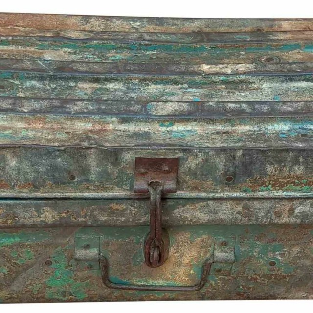 Valigia decorativa Alexandra House Living Marrone Ferro Stile artigian