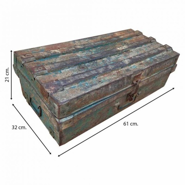 Decoratieve koffer Alexandra House Living Bruin Ijzer Traditionele sti