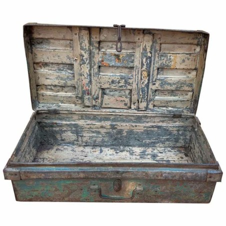 Valise décorative Alexandra House Living Marron Fer Style artisanal 3
