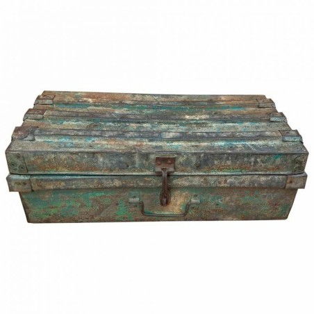 Valise décorative Alexandra House Living Marron Fer Style artisanal 3