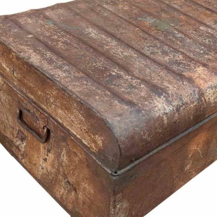 Decorative suitcase Alexandra House Living Brown Iron Traditional styl 2