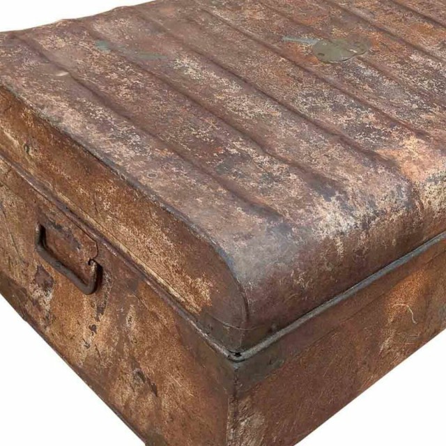 Decorative suitcase Alexandra House Living Brown Iron Traditional styl