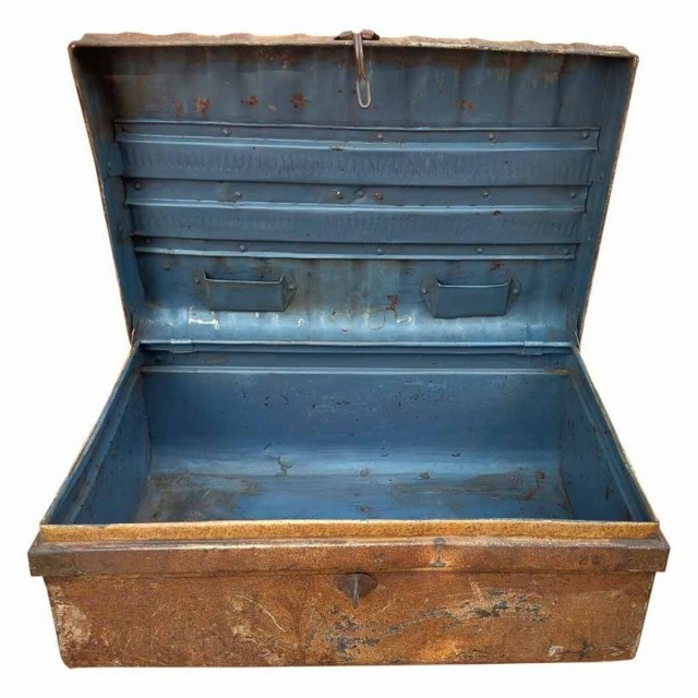 Decorative suitcase Alexandra House Living Brown Iron Traditional styl