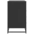Commode noir 70x41x70 cm bois d'ingénierie