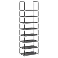 Étagère à chaussures 8 niveaux 44x28x145 cm tissu non-tissé