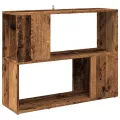 Bibliothèque/Séparateur de pièce vieux bois 80x24x63 cm