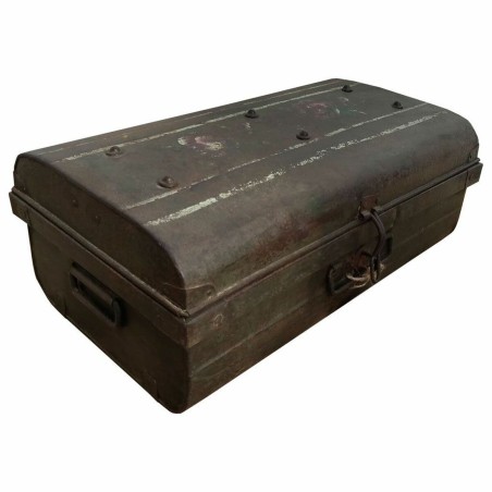 Decorative suitcase Alexandra House Living Brown Iron Traditional styl