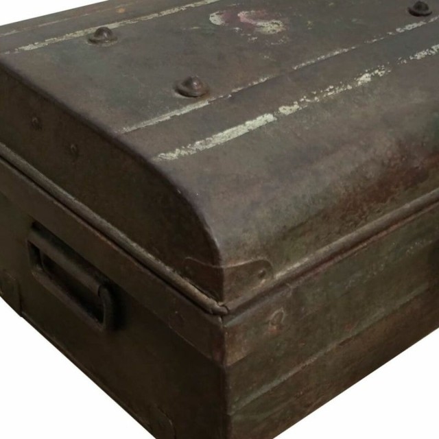 Decorative suitcase Alexandra House Living Brown Iron Traditional styl