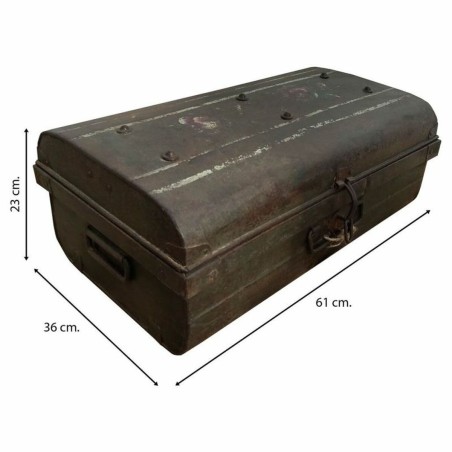 Valise décorative Alexandra House Living Marron Fer Style artisanal 3