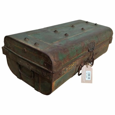 Valise décorative Alexandra House Living Marron Fer Style artisanal 2