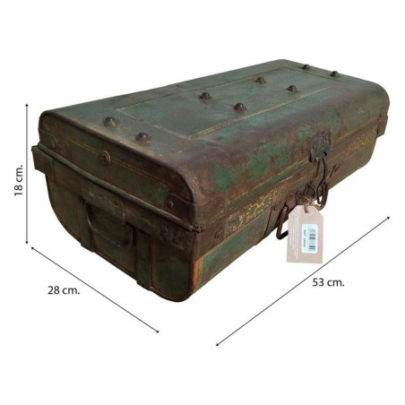 Decorative suitcase Alexandra House Living Brown Iron Traditional styl