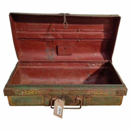 Decorative suitcase Alexandra House Living Brown Iron Traditional styl