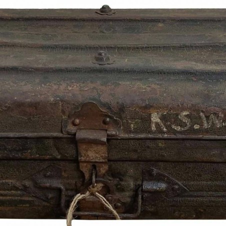 Valise décorative Alexandra House Living Marron Fer Style artisanal 3