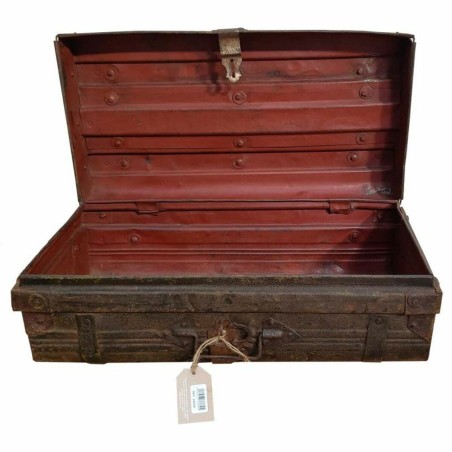 Valise décorative Alexandra House Living Marron Fer Style artisanal 3