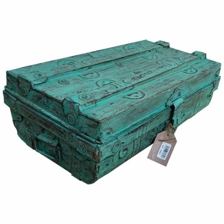 Decorative suitcase Alexandra House Living Green Iron Traditional styl