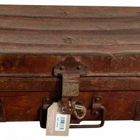 Decorative suitcase Alexandra House Living Brown Iron Traditional styl