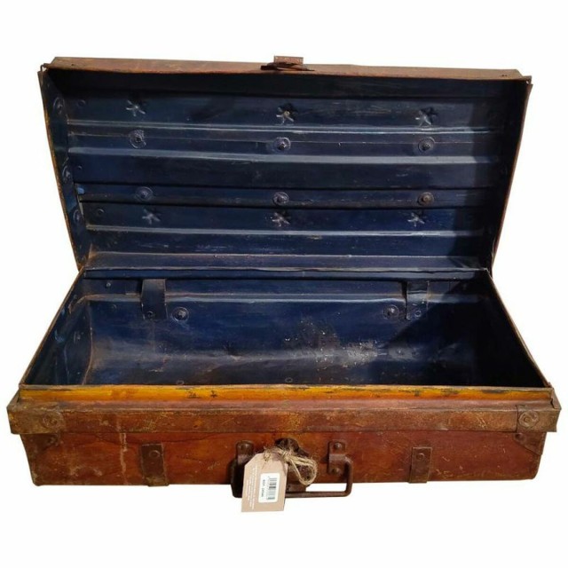 Valise décorative Alexandra House Living Marron Fer Style artisanal 3