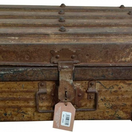Valise décorative Alexandra House Living Marron Fer Style artisanal 3