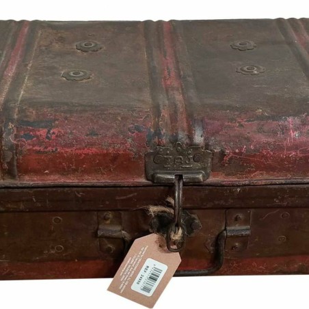 Valise décorative Alexandra House Living Marron Fer Style artisanal 3