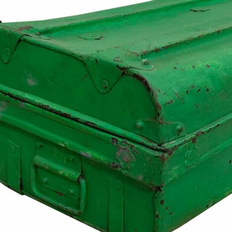 Valise décorative Alexandra House Living Vert Fer Style artisanal 29