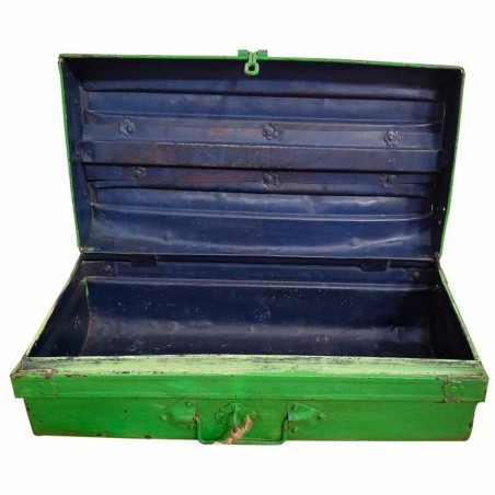 Decorative suitcase Alexandra House Living Green Iron Traditional styl