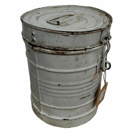 Decorative canister Alexandra House Living White Iron Traditional styl